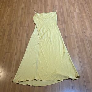 Zara Lemon High Low Dress